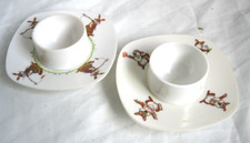 2x Vintage Retro  Egg Cups -