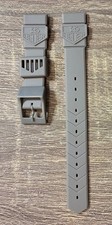 TAG Heuer 18mm Formula 1 Grey Rubber Replacement Strap for Mid-Size Watches.