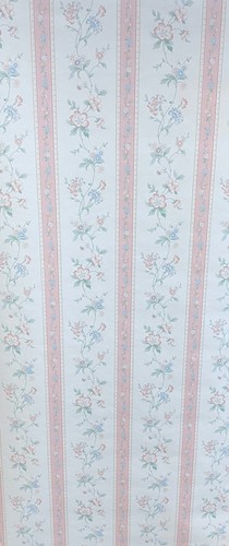 Vintage pink blue floral - vintage, &