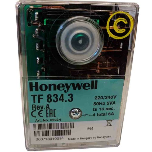 Honeywell satronic tf834 - honeywell/satronic, tf834.3