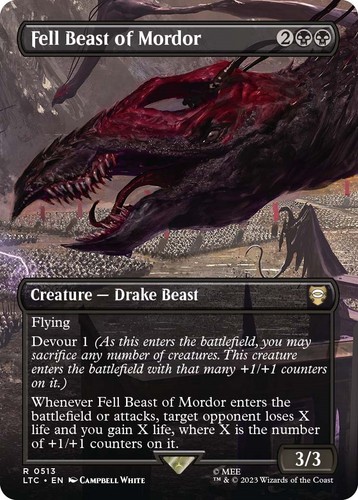 Fell beast mordor - fell,