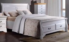 Kingsize Sleigh Bed With Two