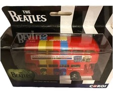 Corgi 1/64 Beatles London 2-Story Bus Hardy'S Night The A Hard Day!! New in box!