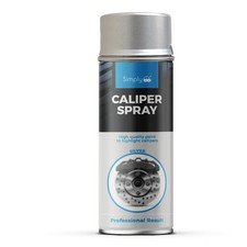 Silver Brake Caliper Spray