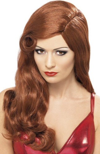 New long wavy red - wavy, jessica