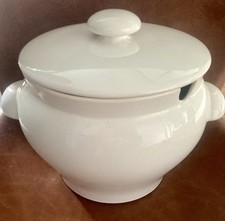 SOUP TUREEN WHITE CERAMIC