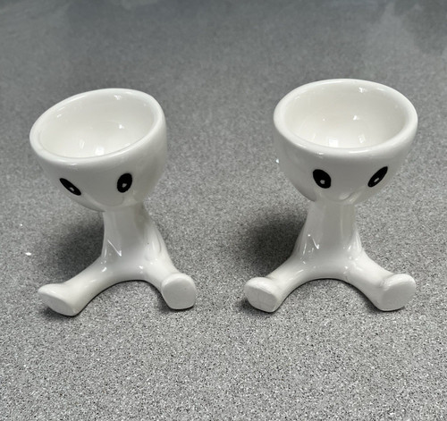 2pcs white ceramic - 2pcs,