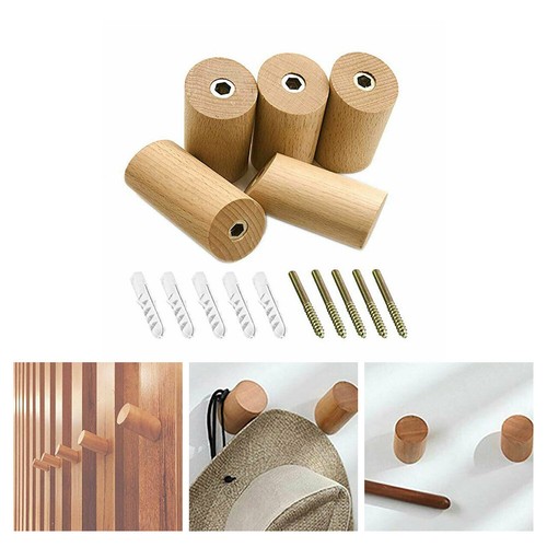 Natural wooden oak peg hallway - oak,