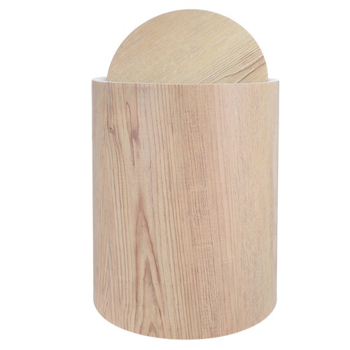 Wood grain waste bin - grain,