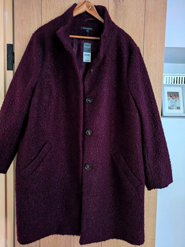 Bonmarché love coats purple - bonmarché,