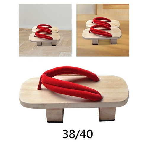 Japanese wooden clogs women - wooden,
