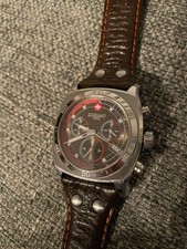 RARE Zodiac Desert Master ZO7009 Bown Dial Men's Watch 39mm - Swiss Made