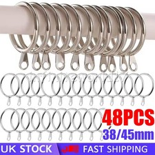 48X Metal Curtain Rings 38mm -