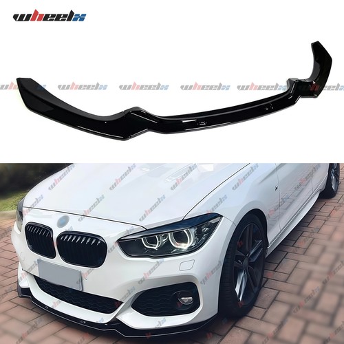 Gloss black front splitter - black,