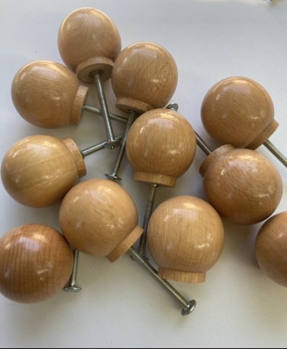 Solid beech round wooden - x,