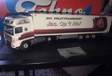 DAF XF 105 Super Space Cab fridge trailer Op t Hof Jac 1:50 Tekno | 64508