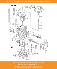 SUZUKI washer, 13291-29900 OEM