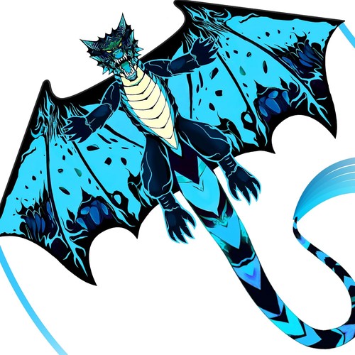 Sgftre red evil dragon kite - evil,