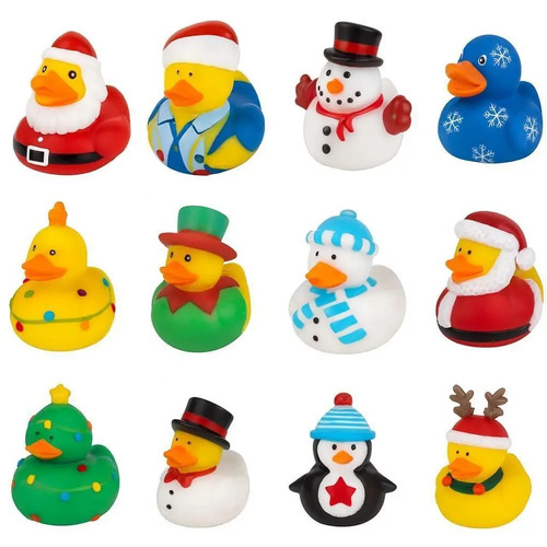 Set christmas rubber - set, duck