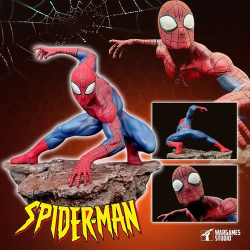 Marvel spider man - marvel, statue