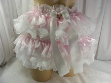 ADULT BABY SISSY PINK SATIN