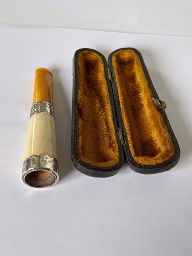 Victorian silver amber - silver,