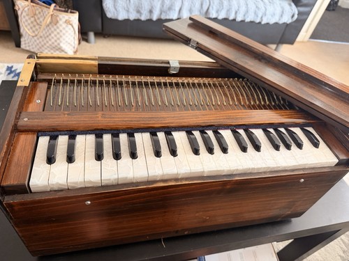 Portable wooden harmonium - harmonium, 26
