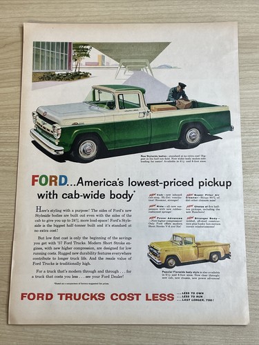 Ford trucks cab wide flareside - wide,
