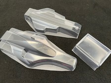 Tamiya Avante Body Set Undertray And Wing .75 Lexan Penguin 1988 2011 Black