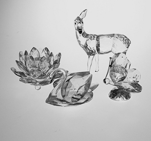 Swarovski crystal swan - swarovski,