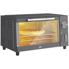 HOMCOM 750W Grey Mini Oven 9L