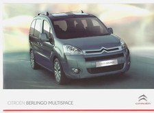 Citroen Berlingo Multispace 2011-12 UK Market Sales Brochure VT VTR XTR