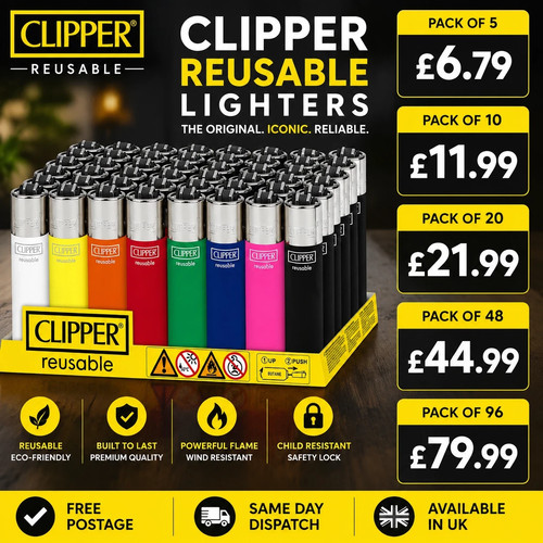 Clipper refillable lighters - refillable,