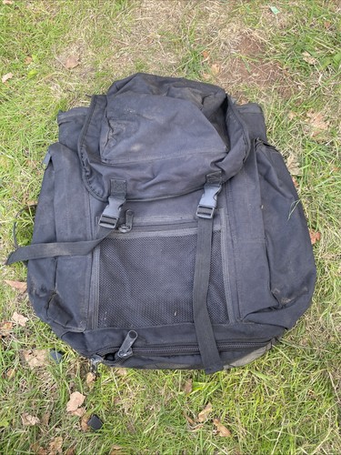 British army black daysack - british,