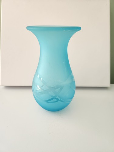 Bath aqua glass vase free - bath,