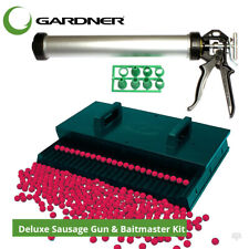 Gardner Tackle Deluxe Sausage Gun & Baitmaster Boilie Making Kits - Carp Fishing