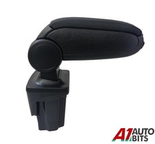 For Seat Leon MK2 1P 05-12 Car Armrest Arm Rest Black Pu Leather + Assembly Set