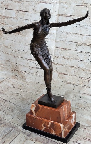 Art deco dancer bronze - dancer,
