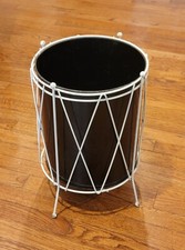 Original VTG MCM TRASH BIN Waste Basket 