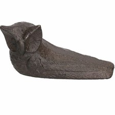Owl Door Stop Cast Iron