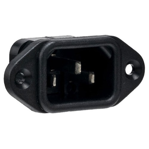 Bulgin iec socket panel mount - iec,
