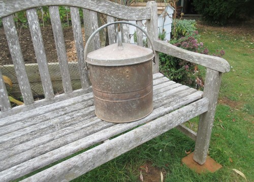 Vintage small galvanised