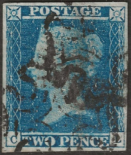 1841 two penny blue - penny,