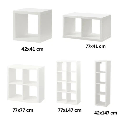 Ikea kallax white - ikea,