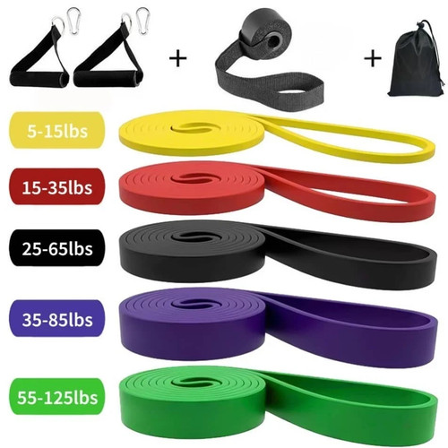 Pull resistance bands set - bands, 5