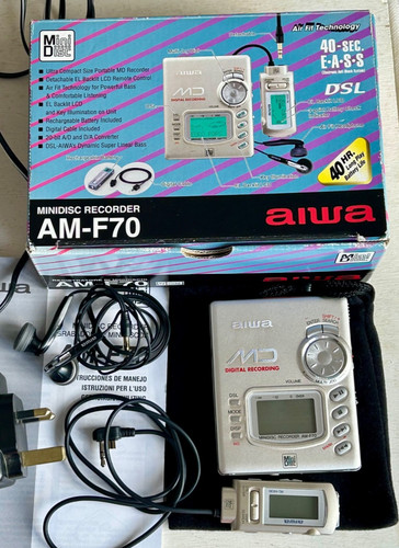 Aiwa f70 minidisc - aiwa, recorder