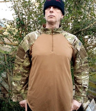 BRITISH ARMY MTP SHIRT HOT WEATHER  LARGE UNDER ARMOUR UBAC MILITARY COMBAT Nice
