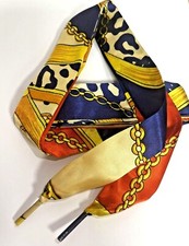 120cm Fashion Laces 8/15/30mm satin design Various pattern print options