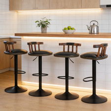 2 Pcs Bar Stools Modern Cuban