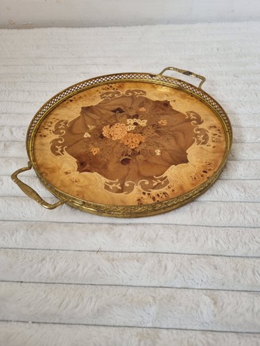 Vintage round marquetry - vintage,